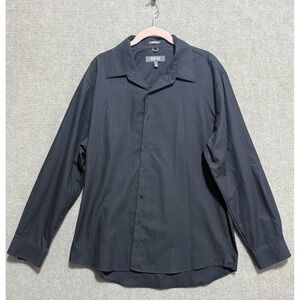 Kenneth Cole Reaction Shirt Mens XL Wrinkle Free Slim Fit Dress Long‎ Sleeve